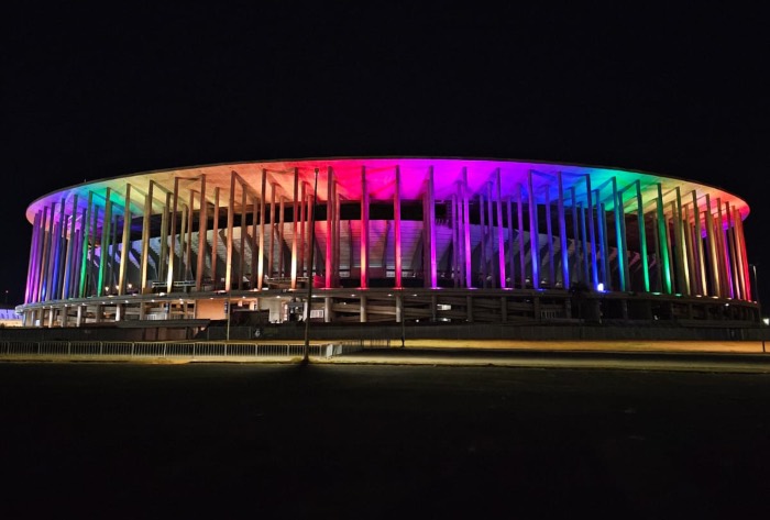 estadio mané garrincha arco-íris orgulho 2024 Igor Albuquerque