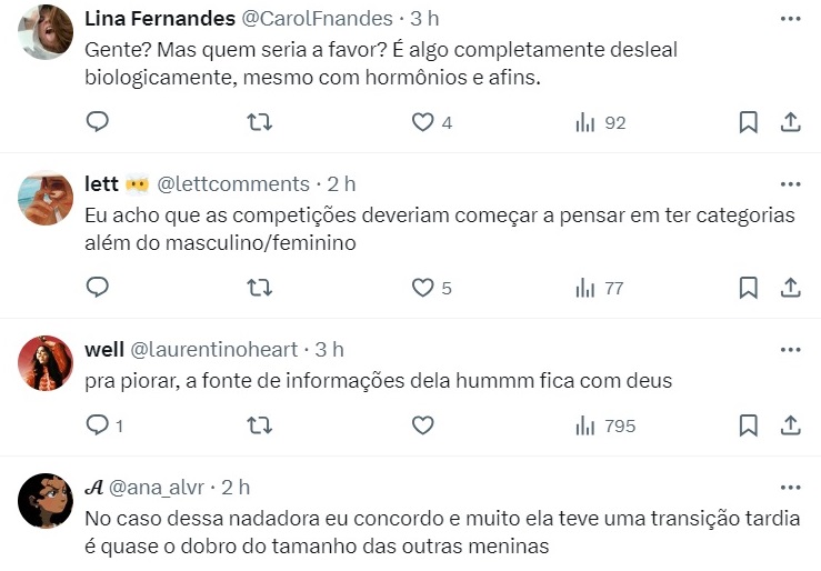 Luana Piovani não acha que transexuais devam competir em categoria feminina