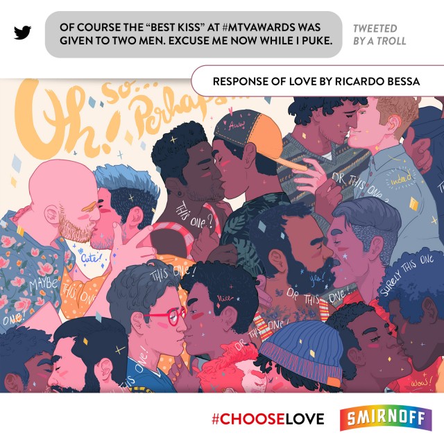 Smirnoff lança iniciativa para combater homofobia no Twitter e Facebook